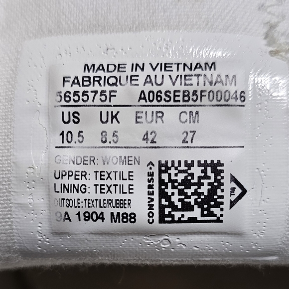 Converse Chuck Taylor All Star Tie Dye Sneakers Women Size 10.5 Mens 9 - Picture 8 of 8